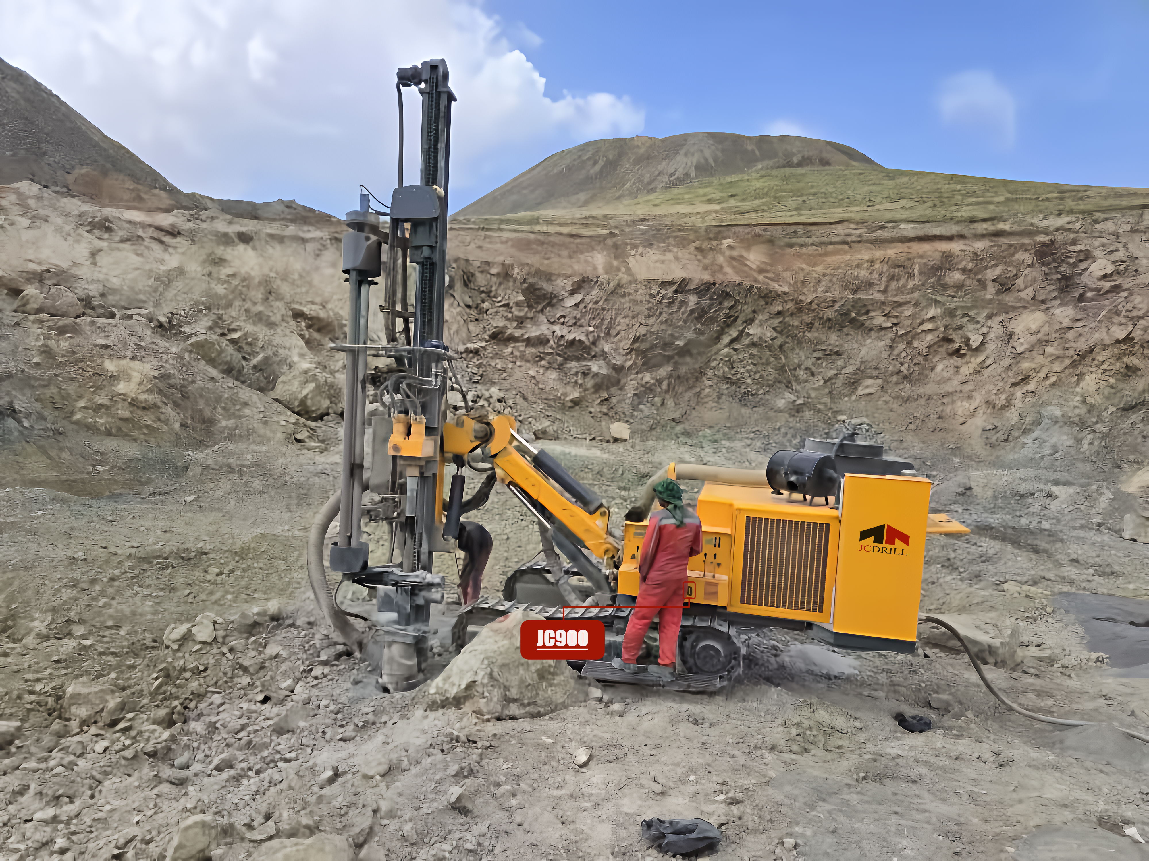 Najnowsze sprawy przedsiębiorstw dotyczące JC900 W projekcie górniczym na Bliskim Wschodzie