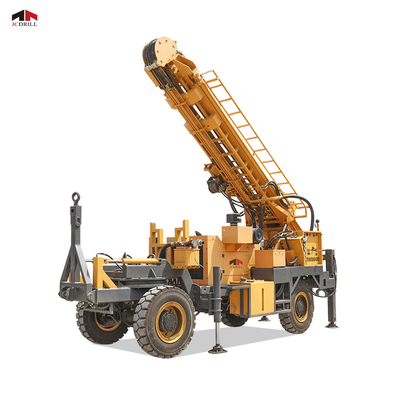 kupować TWD600 Hydraulic Four Wheels Trailer Mounted Water Well Drilling Rig produkcja online