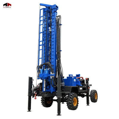 kupować TWD400 400M Hydrauliczna wiertnica do studni wodnych DTH Wiercenie udarowe i błotne montowane na przyczepie produkcja online