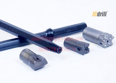 kupować 11-stopniowe zintegrowane pręty wiertnicze do skał Stożkowe stale kute o średnicy otworu 19 mm - 41 mm produkcja online