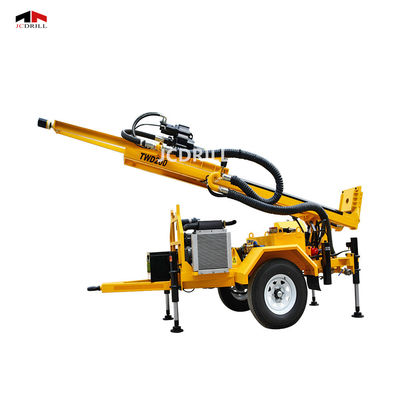 kupować TWD200 W pełni hydrauliczna wiertnica z silnikiem wysokoprężnym montowana na przyczepie produkcja online