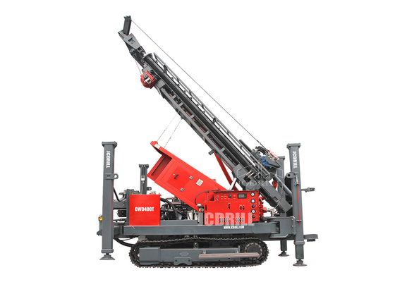 kupować MAX 400m Głębokość Yuchai Motor Crawler Water Well Drilling Rig CWD400 produkcja online