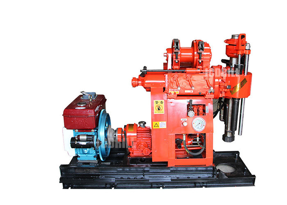 kupować Silnik wysokoprężny Przenośny wiertarz studni wodnej Skid Mounted Rotary 180m produkcja online