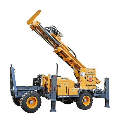 kupować 200m Głębokie wiertnice do studni wodnych montowane na przyczepie Hydrauliczne Dth do wiercenia w twardych skałach produkcja online