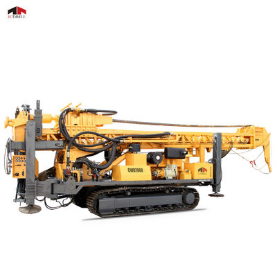 Dobra cena. Pneumatyczna powierzchnia obrotowa Cummins Diesel Hydraulic Crawler Heavy Duty Water Well Drilling Rig w Internecie