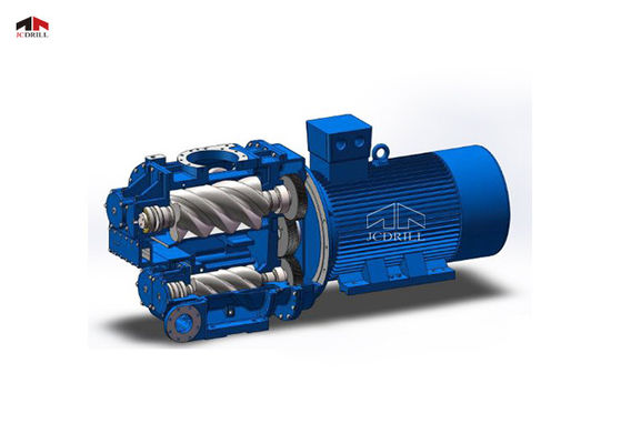 Małe przenośne sprężarki śrubowe o niskim ciśnieniu montowane na jednym kole do młota Jack