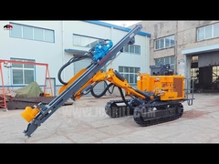 Top Hammer Hydraulic System Seft Propelled Crawler Rock Blasting Drilling Rig z kolektorem pyłu